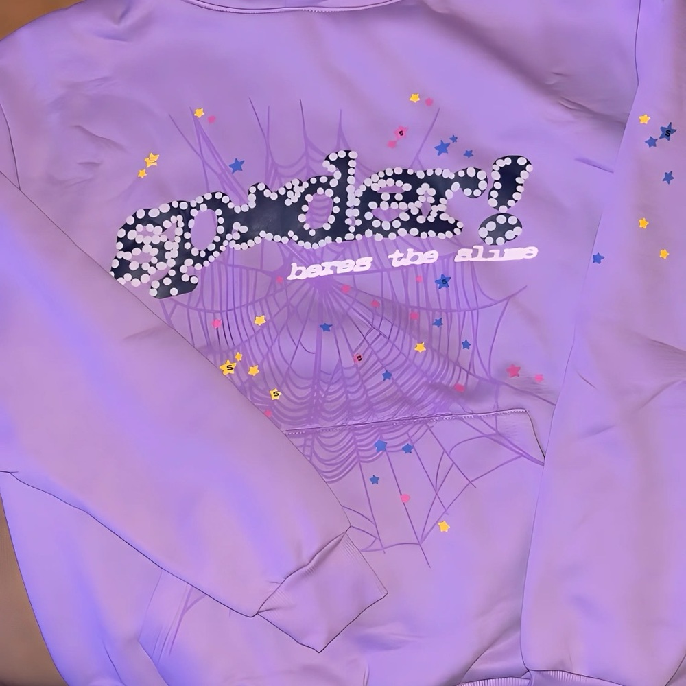 Purple Spider Hoodie